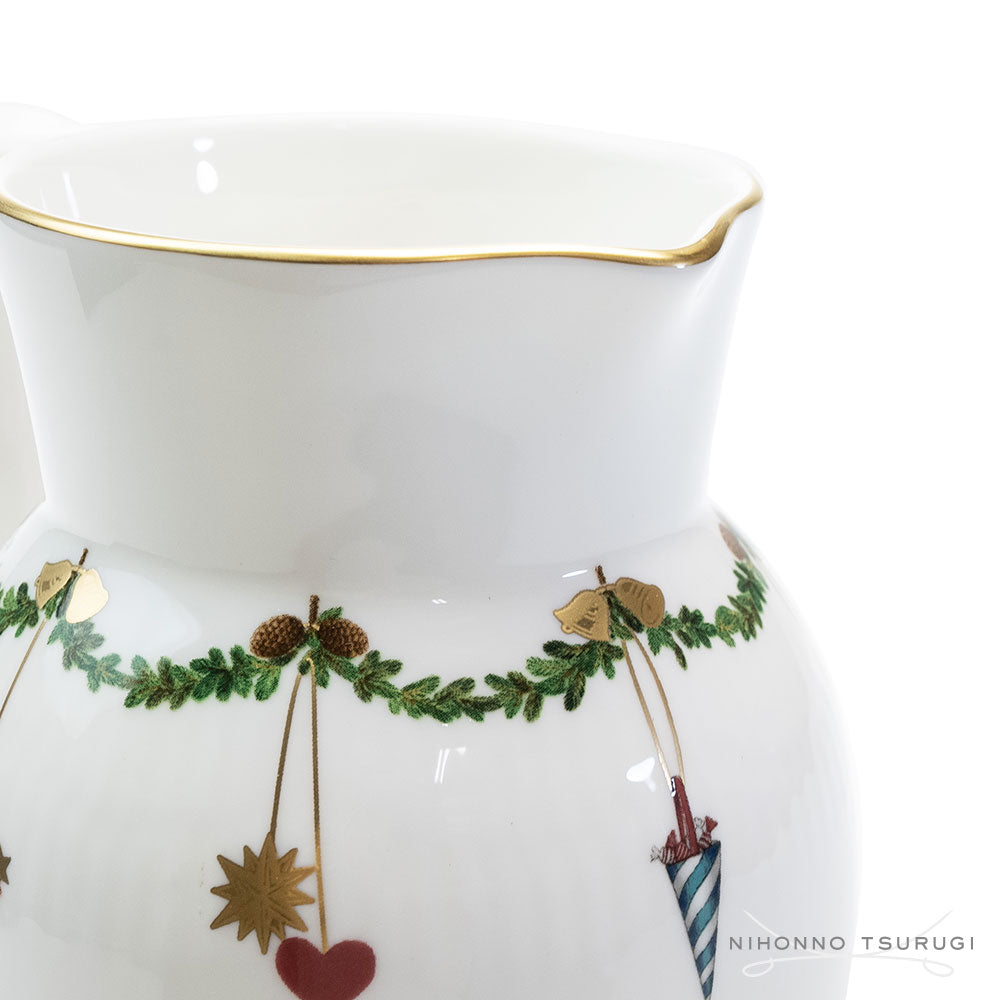 ロイヤルコペンハーゲン スターフルーテッド クリスマス ジャグ 900ml 2503442