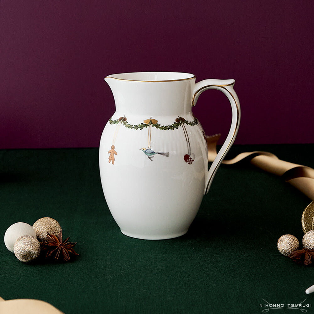 ロイヤルコペンハーゲン スターフルーテッド クリスマス ジャグ 900ml 2503442