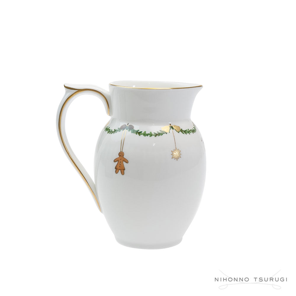 ロイヤルコペンハーゲン スターフルーテッド クリスマス ジャグ S 2503440