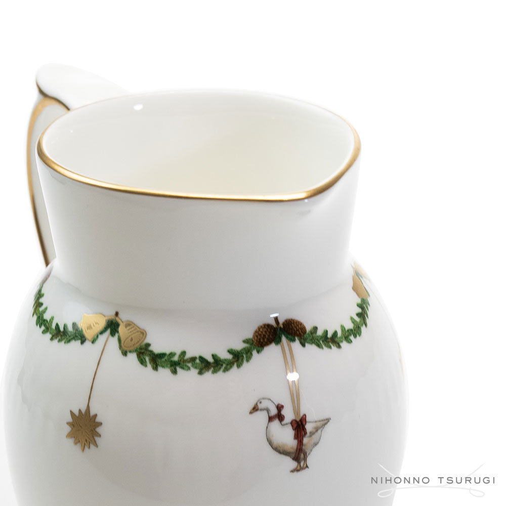 ロイヤルコペンハーゲン スターフルーテッド クリスマス ジャグ S 2503440