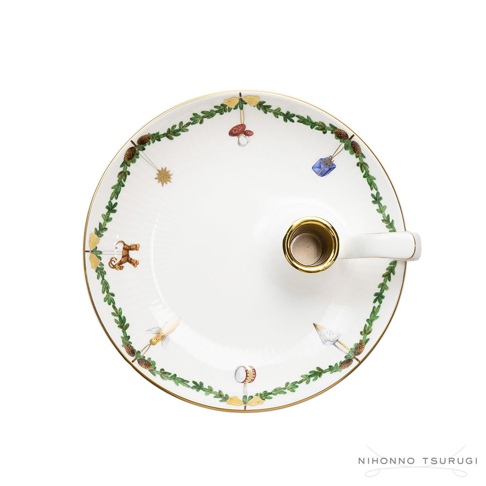 ロイヤルコペンハーゲン スターフルーテッド クリスマス キャンドルホルダー 2503501