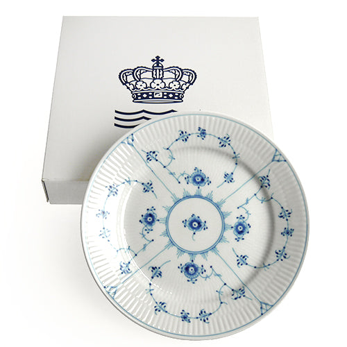 ロイヤルコペンハーゲン(ROYAL COPENHAGEN) ブルーフルーテッド プレイン プレート フラット 19-25cm