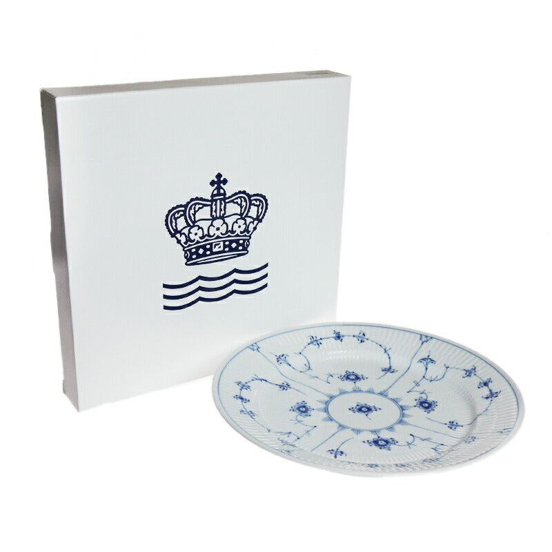 ロイヤルコペンハーゲン ブルーフルーテッド プレイン プレート フラット 27cm 101-627 T