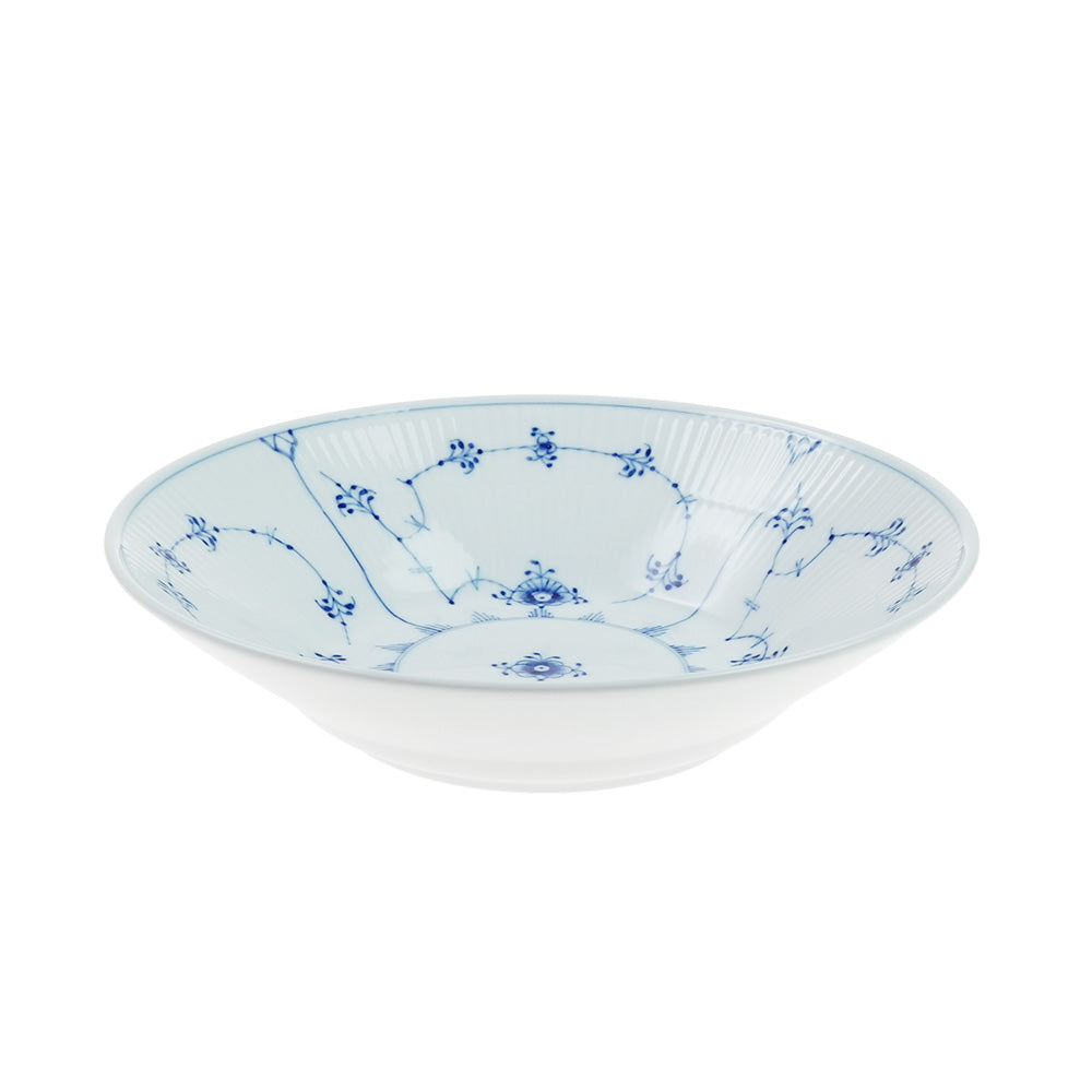 ロイヤルコペンハーゲン(ROYAL COPENHAGEN) ブルーフルーテッド プレイン ディーププレート 24cm 1-101-606