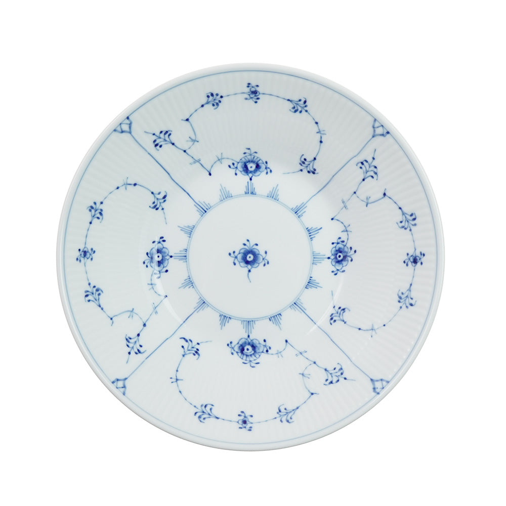 ロイヤルコペンハーゲン(ROYAL COPENHAGEN) ブルーフルーテッド プレイン ディーププレート 24cm 1-101-606