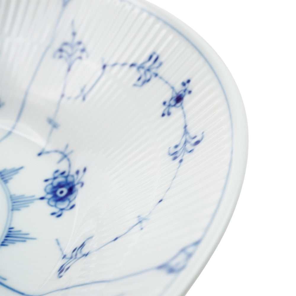 ロイヤルコペンハーゲン(ROYAL COPENHAGEN) ブルーフルーテッド プレイン ディーププレート 24cm 1-101-606