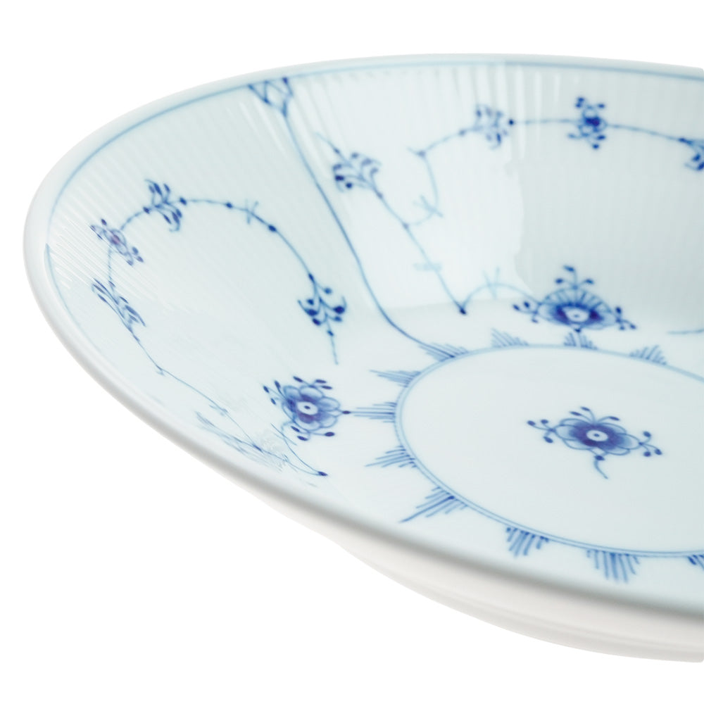 ロイヤルコペンハーゲン(ROYAL COPENHAGEN) ブルーフルーテッド プレイン ディーププレート 24cm 1-101-606
