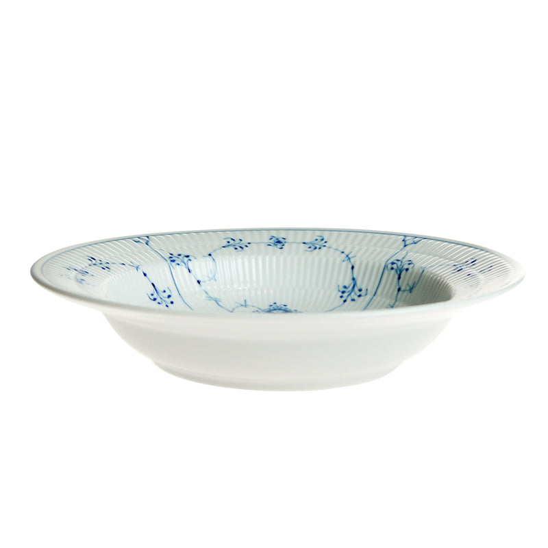 ロイヤルコペンハーゲン 101-604 ブルーフルーテッド プレイン スーププレート 21cm