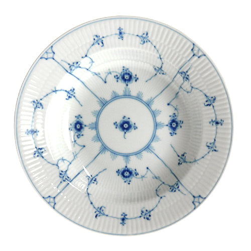 ロイヤルコペンハーゲン(ROYAL COPENHAGEN)ブルーフルーテッド プレイン スーププレート 23cm 101-605