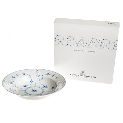 ロイヤルコペンハーゲン(ROYAL COPENHAGEN)ブルーフルーテッド プレイン スーププレート 23cm 101-605