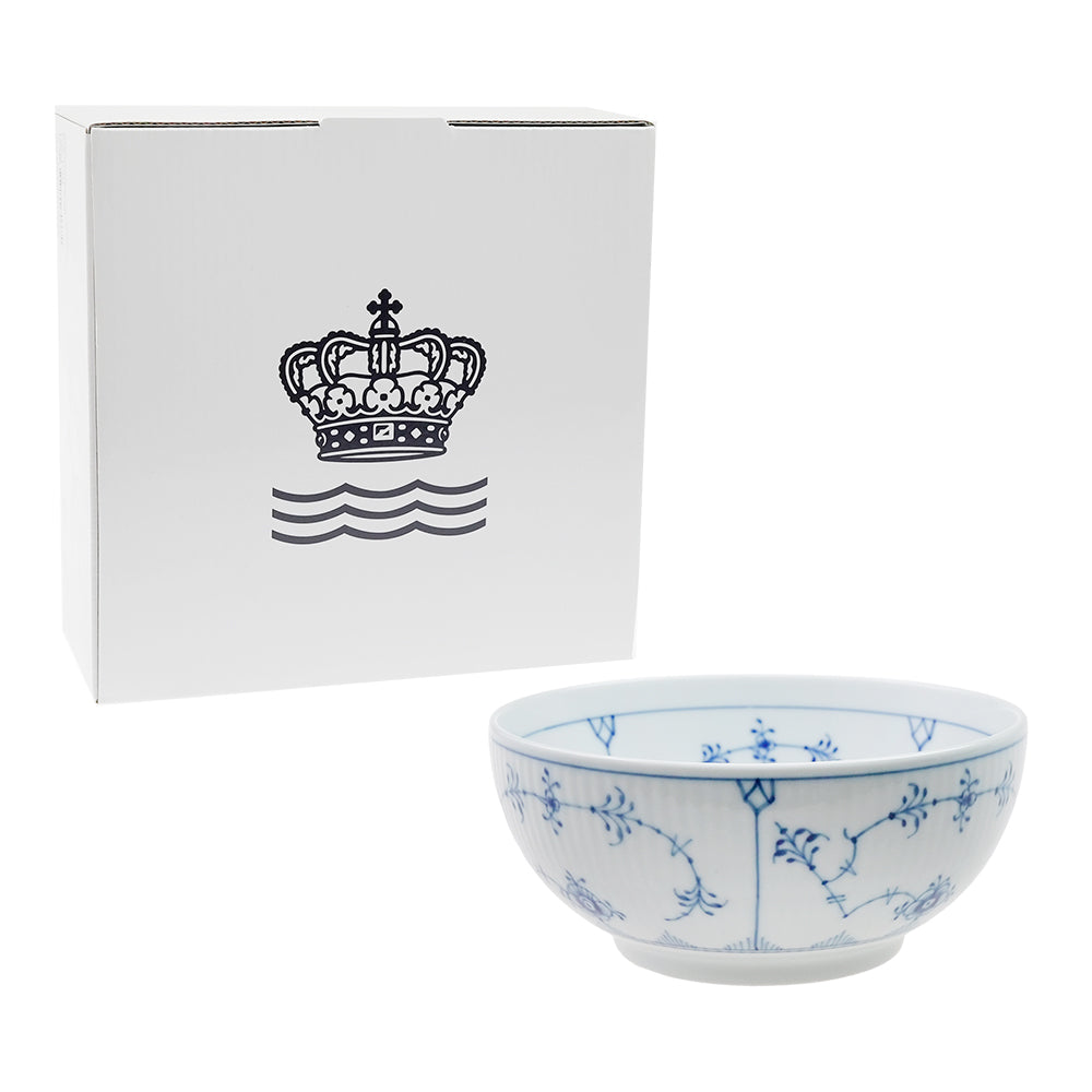 ロイヤルコペンハーゲン(ROYAL COPENHAGEN)ブルーフルーテッド プレイン ボウル 13cm-18cm