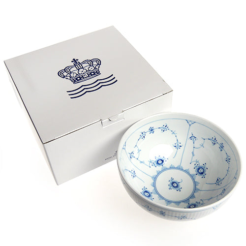 ロイヤルコペンハーゲン(ROYAL COPENHAGEN)ブルーフルーテッド プレイン ボウル 13cm-18cm