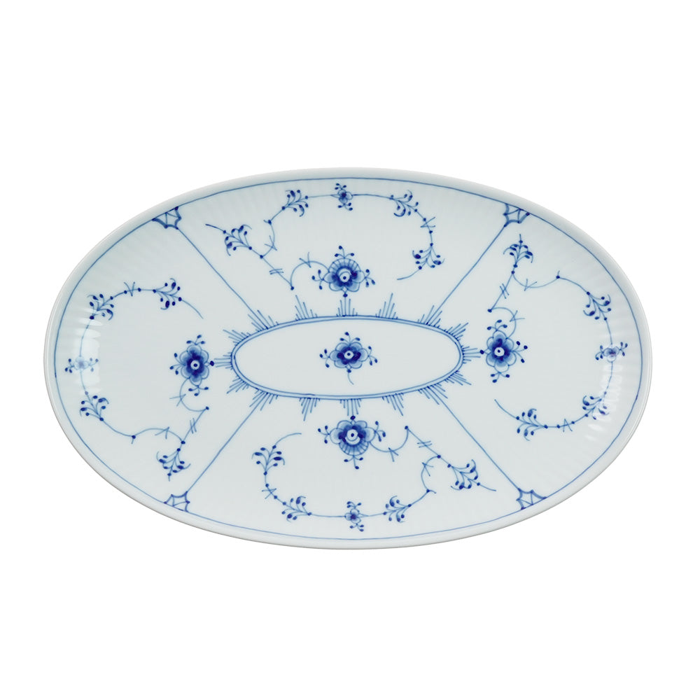 ロイヤルコペンハーゲンブルーフルーテッドプレイン オーバル 1-101-356