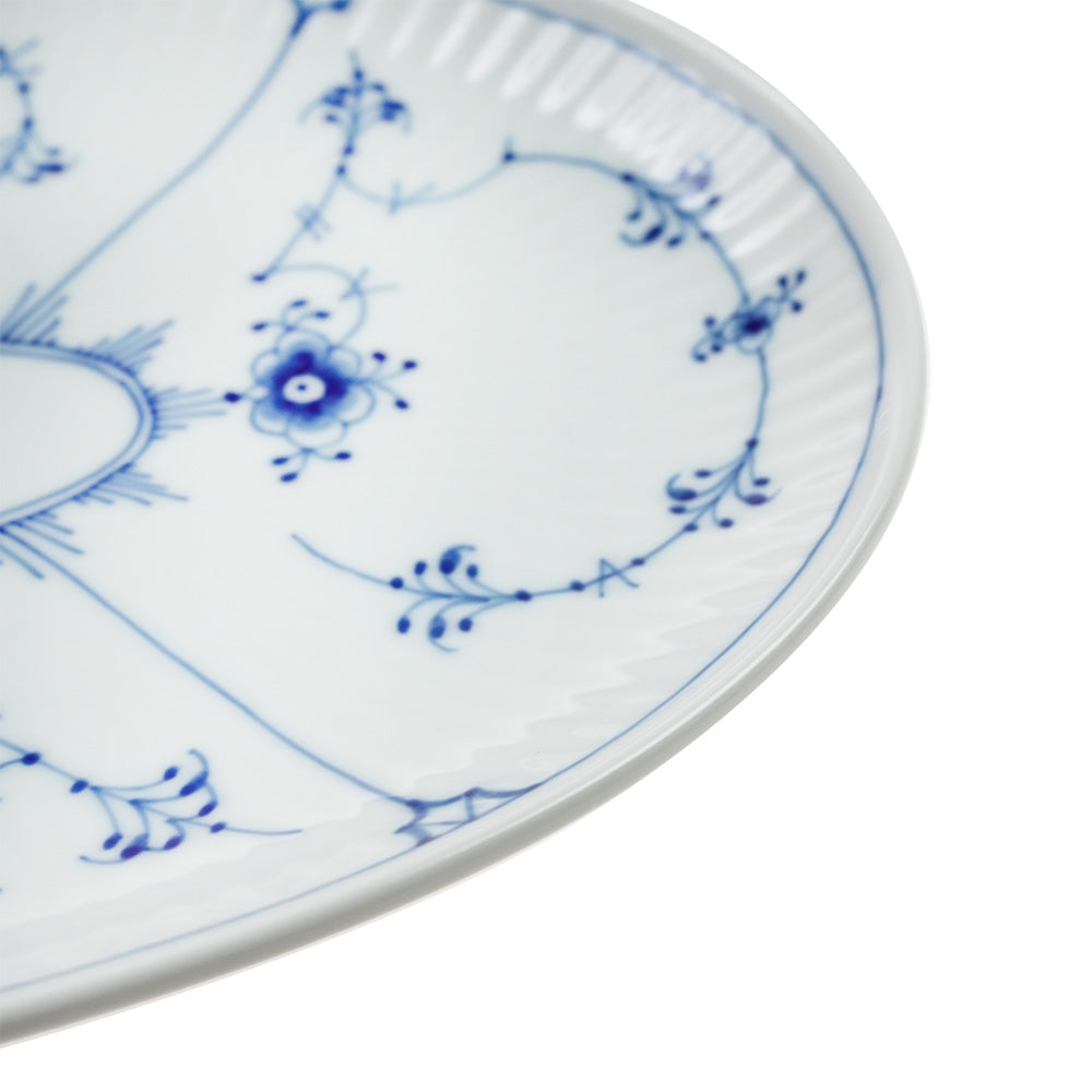 ロイヤルコペンハーゲンブルーフルーテッドプレイン オーバル 1-101-356