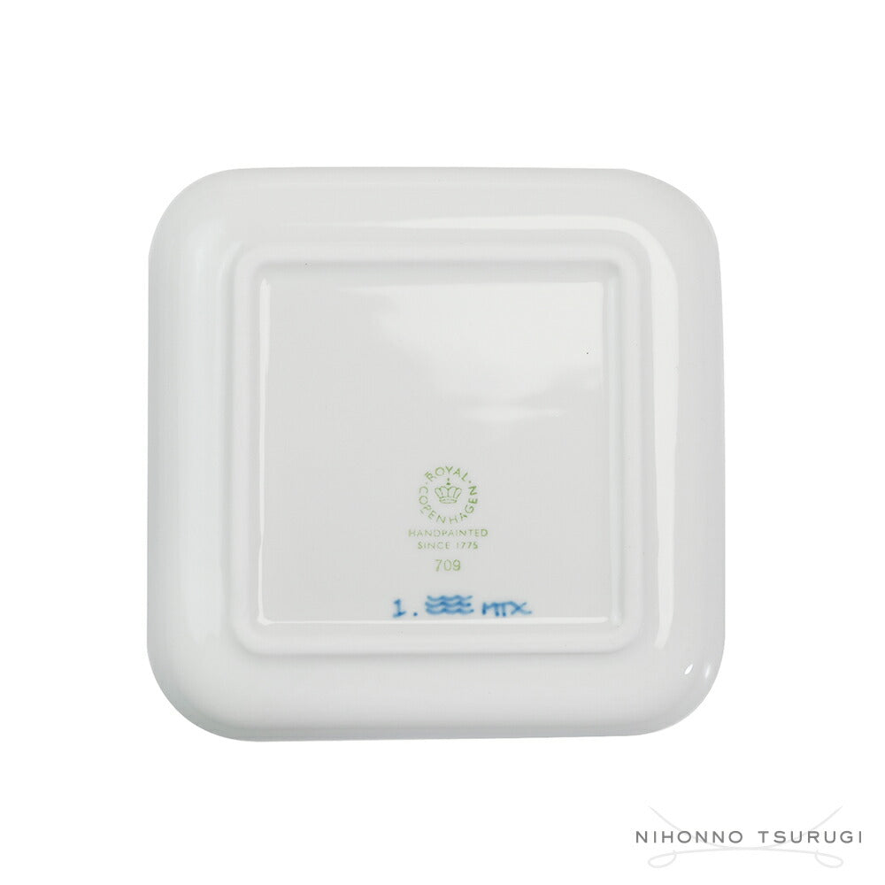 ロイヤルコペンハーゲン ブルーフルーテッド プレイン スモール スクエアディッシュ 1101709