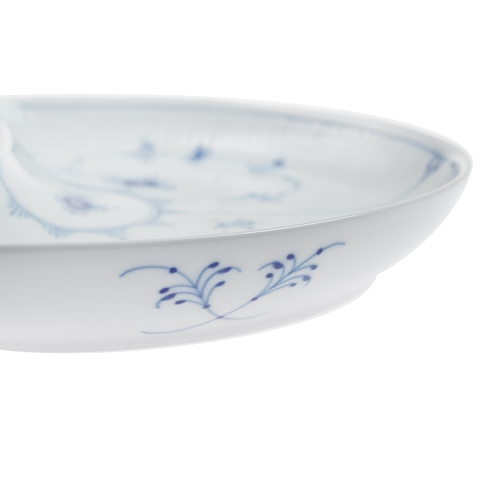 ロイヤルコペンハーゲン ブルーフルーテッド プレイン ディッシュ クレセント 1-101-352