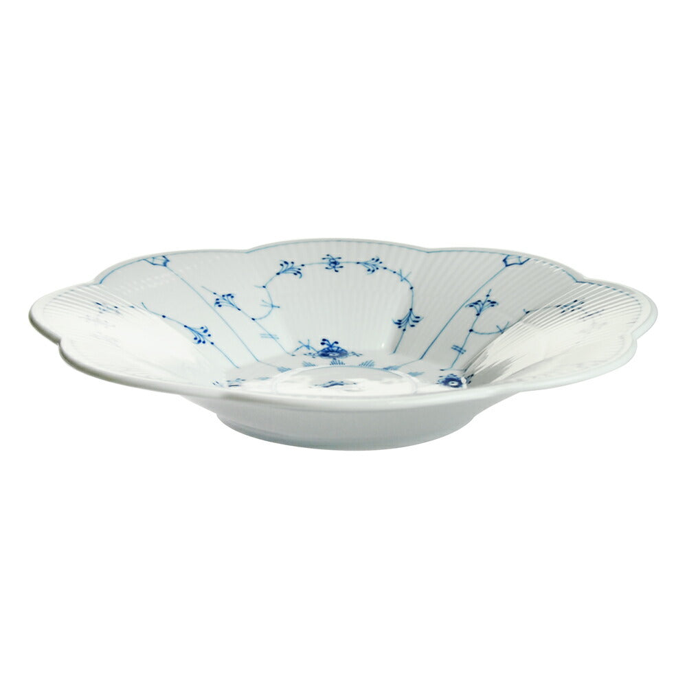 ロイヤルコペンハーゲン ブルーフルーテッド プレイン ペタルボウル 1-101-397