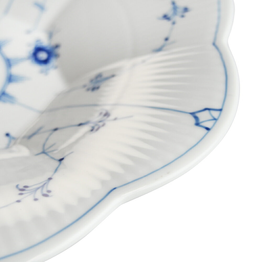 ロイヤルコペンハーゲン ブルーフルーテッド プレイン ペタルボウル 1-101-397