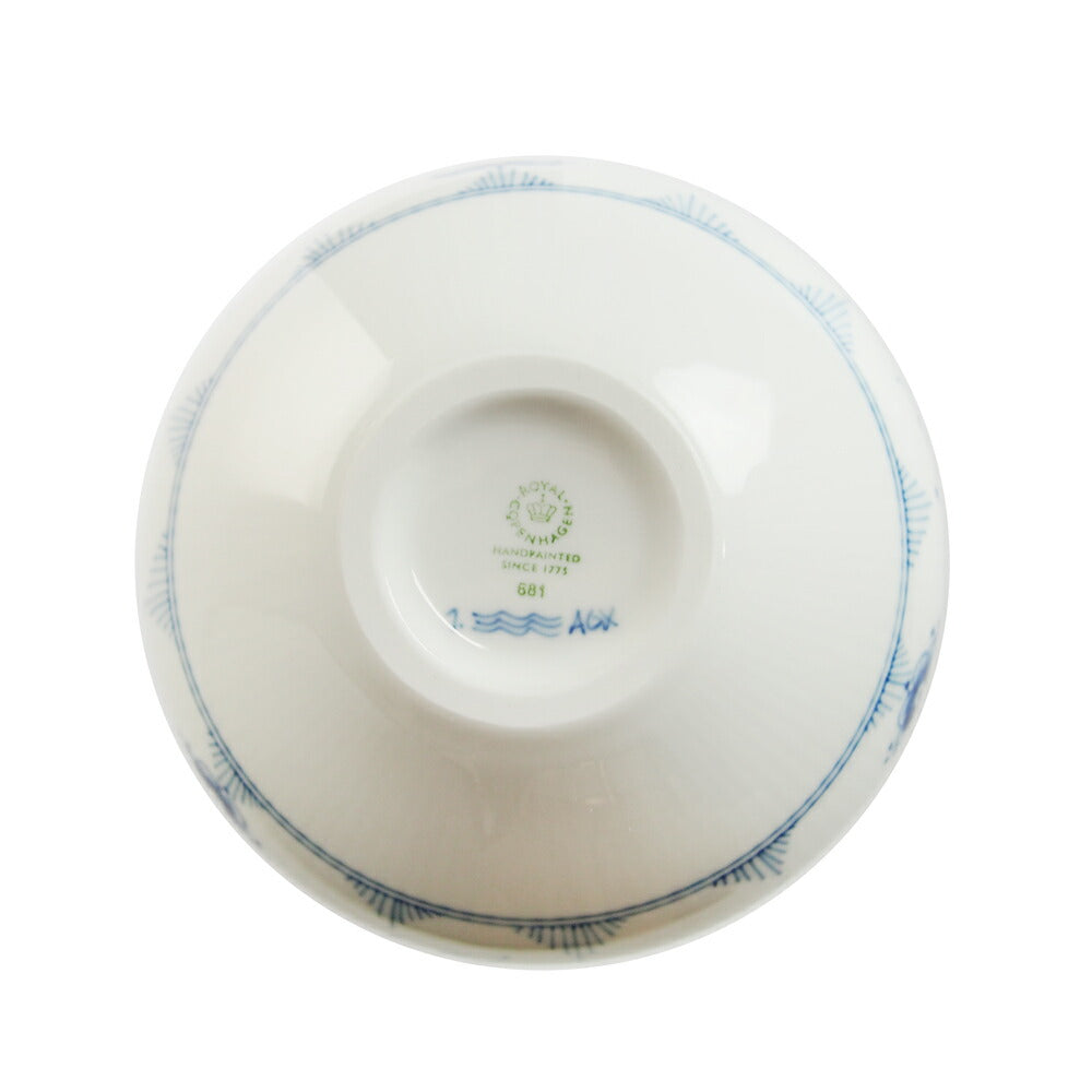 ロイヤルコペンハーゲン 101-681 ブルーフルーテッド プレイン ベース 15cm