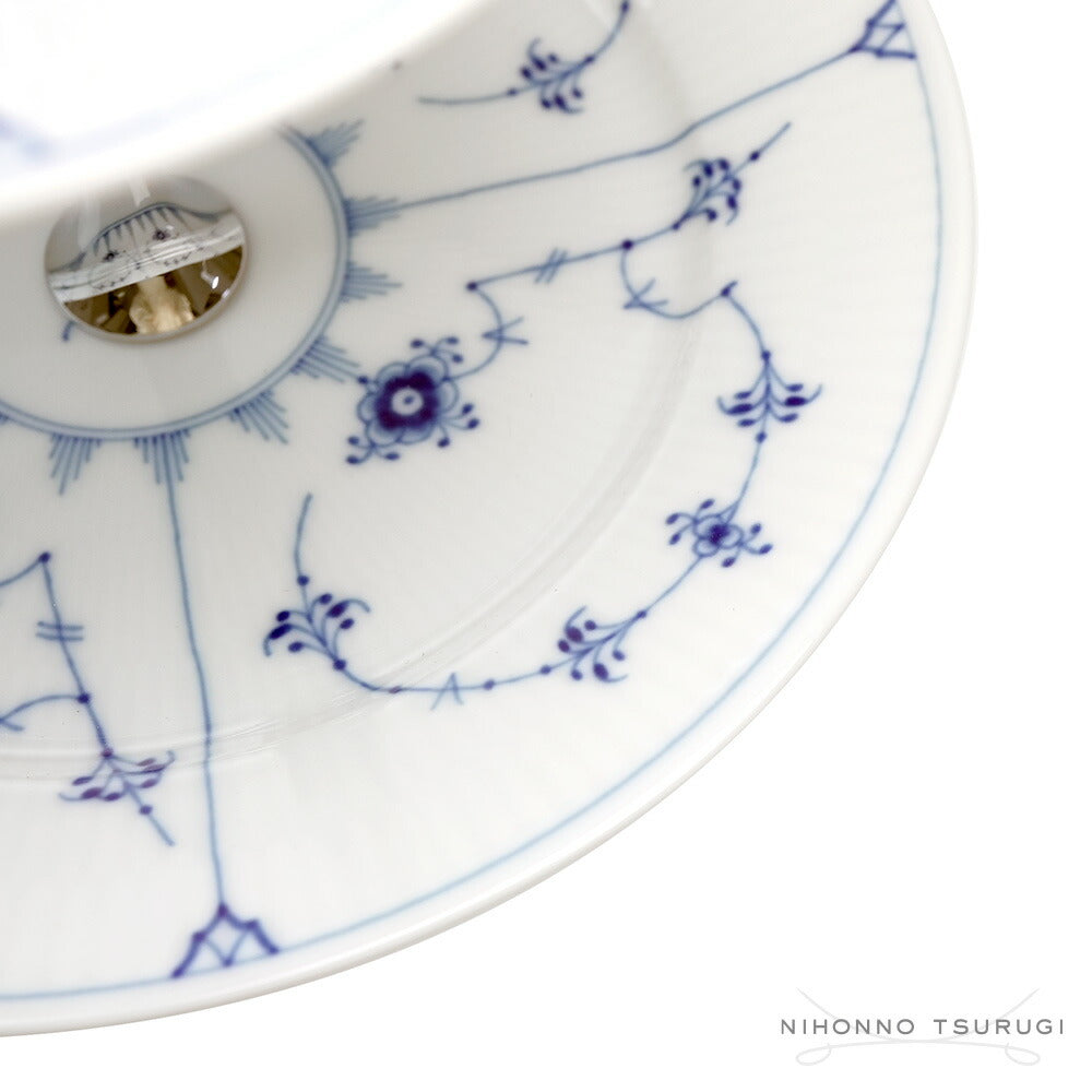 ロイヤルコペンハーゲン ブルーフルーテッド プレイン ケーキスタンド 2段 1-101-437