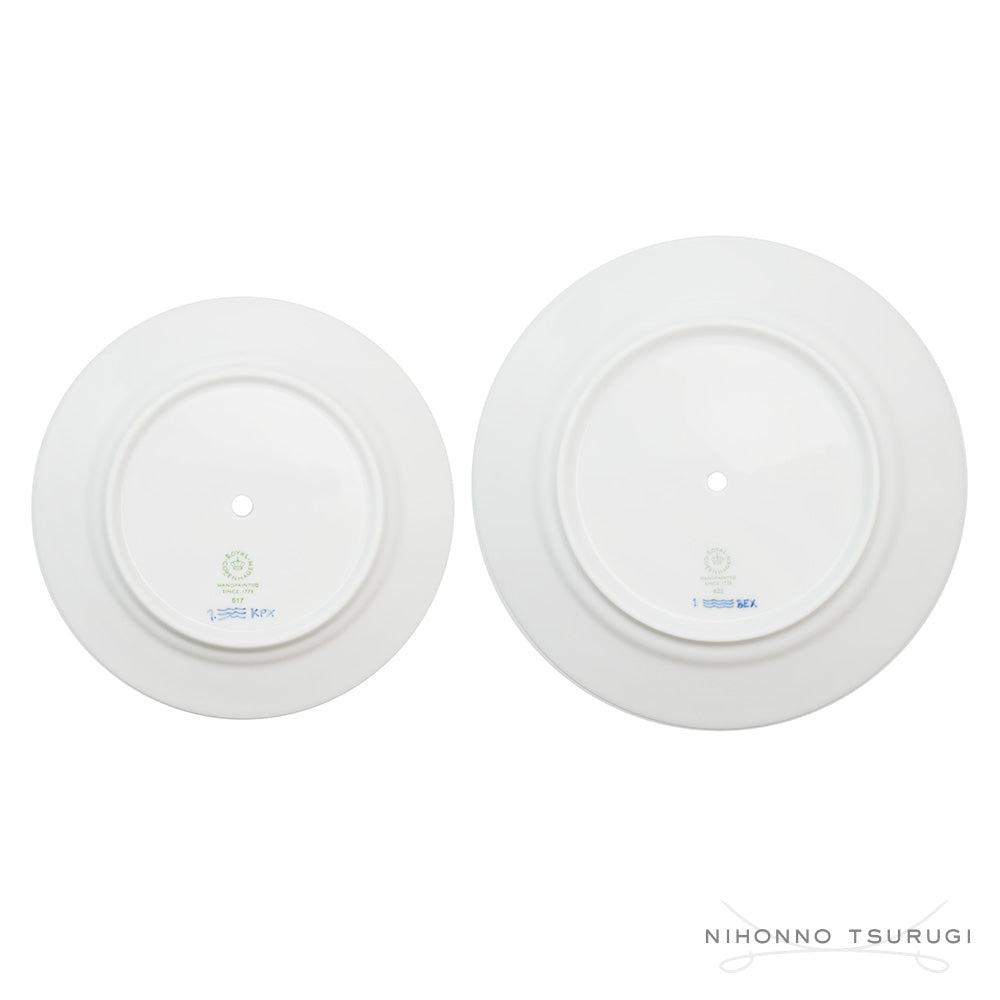 ロイヤルコペンハーゲン ブルーフルーテッド プレイン ケーキスタンド 2段 1-101-437