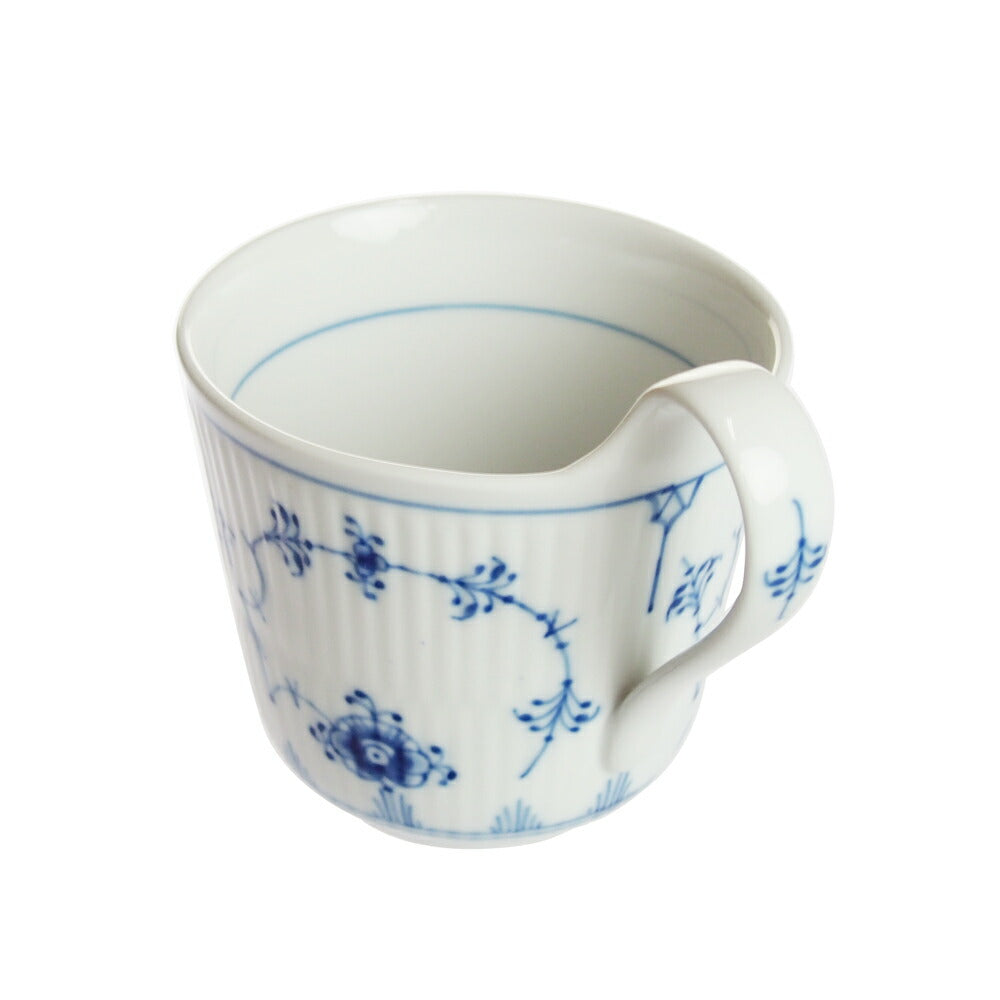 ロイヤルコペンハーゲン ブルーフルーテッド プレイン ハイハンドル マグ 101-090