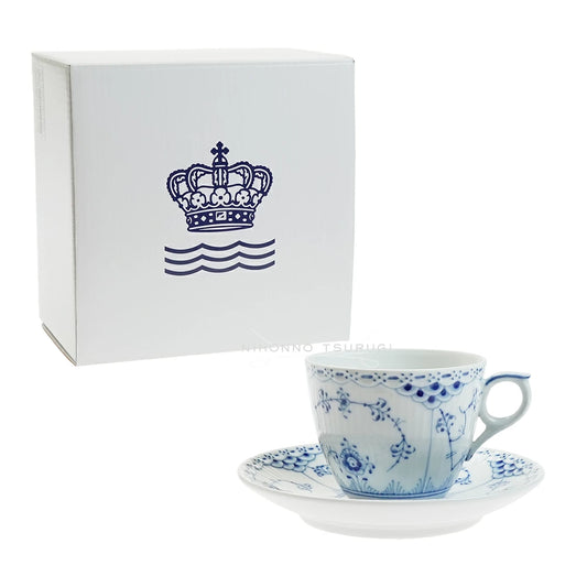 ロイヤルコペンハーゲン ハーフレース コーヒーカップ＆ソーサー102-071