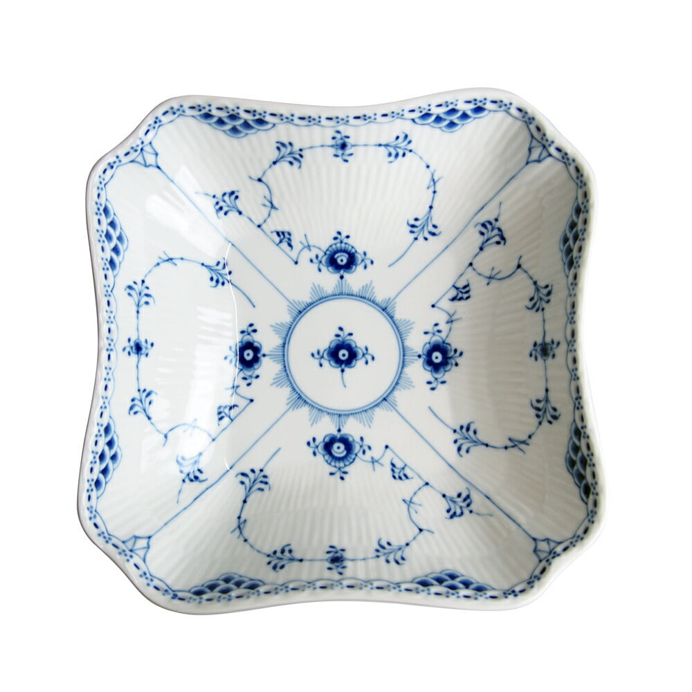 ロイヤルコペンハーゲン ハーフレース サラダボウル スクエア 102-578