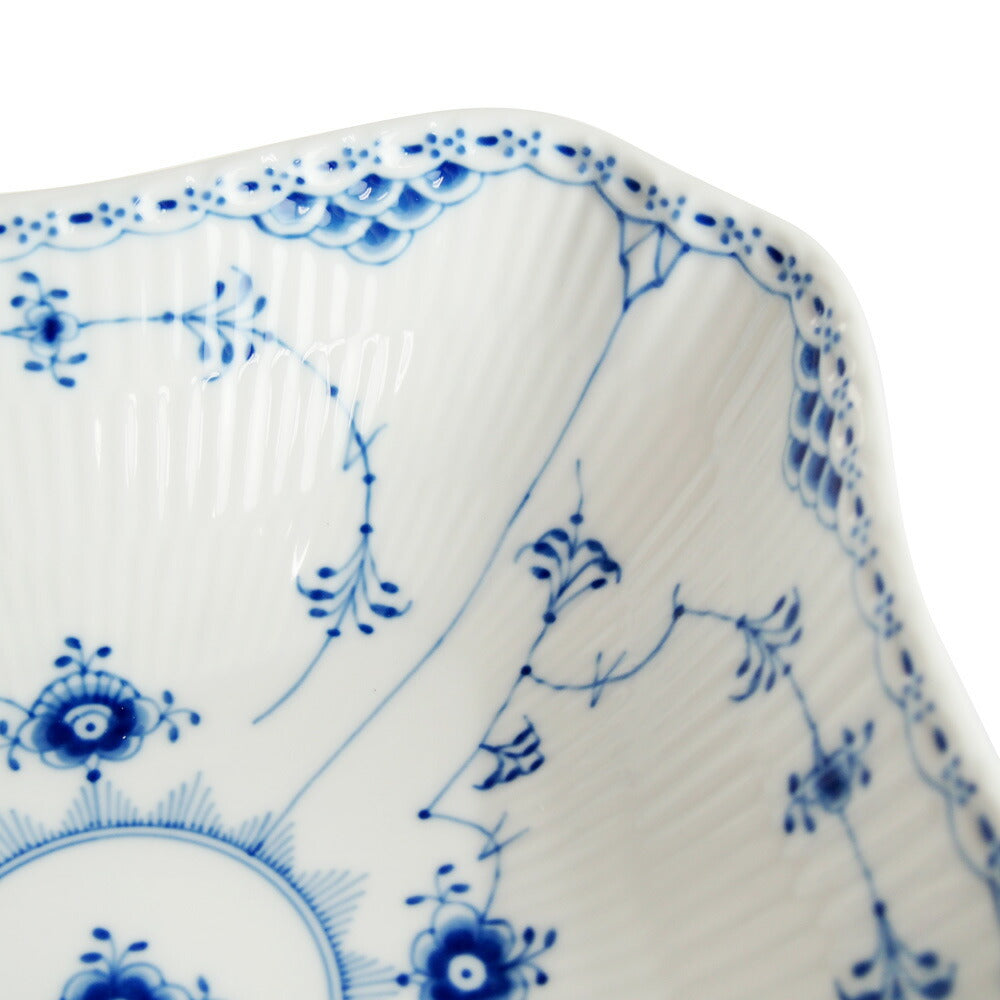 ロイヤルコペンハーゲン ハーフレース サラダボウル スクエア 102-578