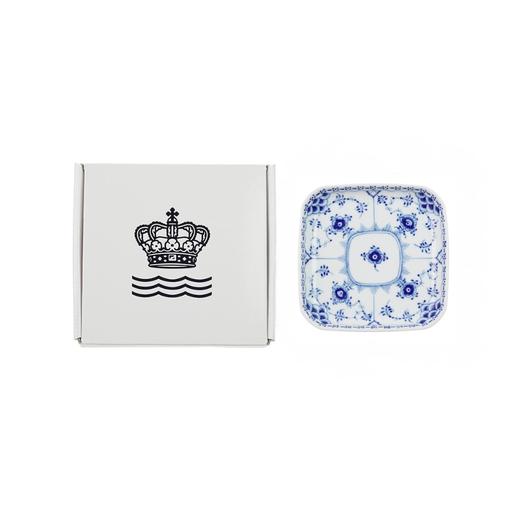 ロイヤルコペンハーゲン ブルーフルーテッド ハーフレース スモール スクエアディッシュ 1102709