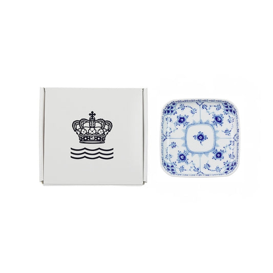 ロイヤルコペンハーゲン ブルーフルーテッド ハーフレース スモール スクエアディッシュ 1102709