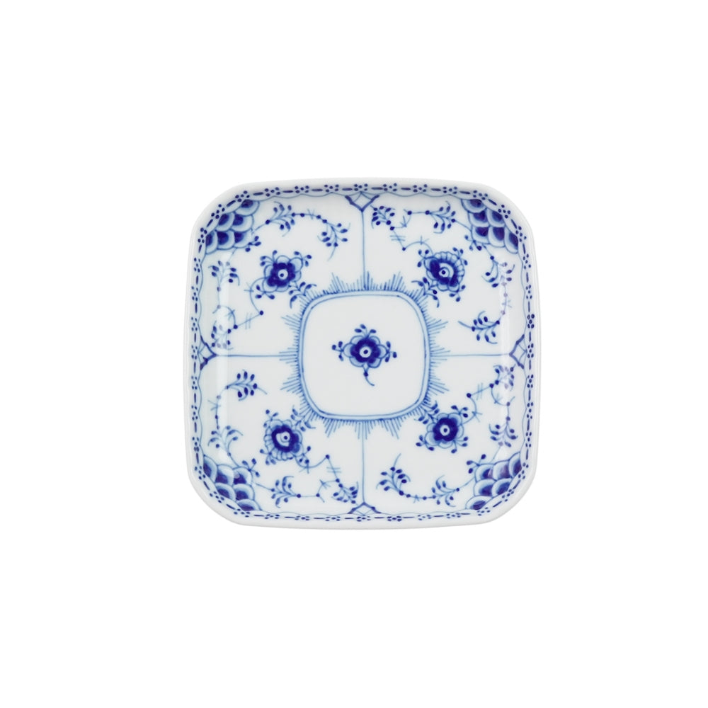 ロイヤルコペンハーゲン ブルーフルーテッド ハーフレース スモール スクエアディッシュ 1102709