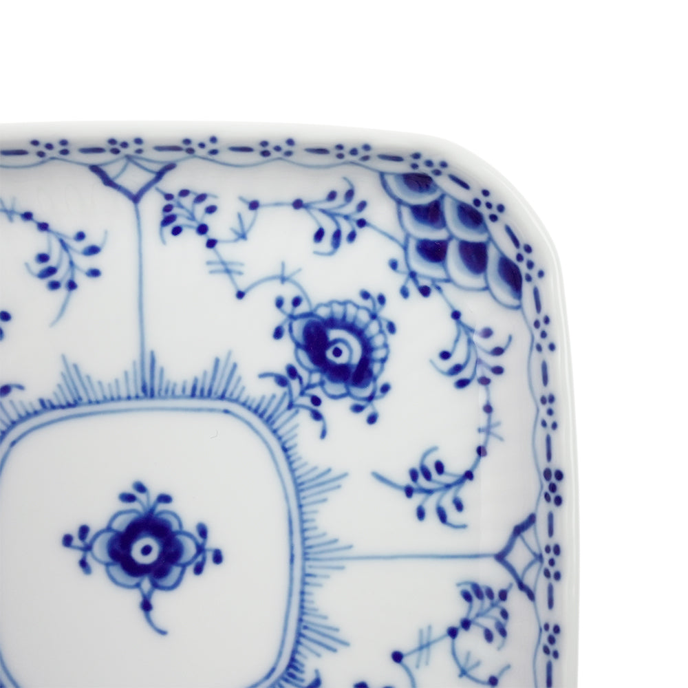 ロイヤルコペンハーゲン ブルーフルーテッド ハーフレース スモール スクエアディッシュ 1102709