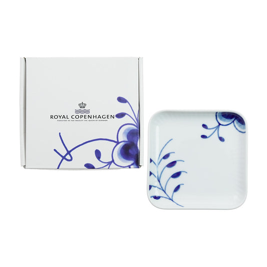 ロイヤルコペンハーゲン ブルーフルーテッド メガ スモールスクエアディッシュ 10cm 2-381-709