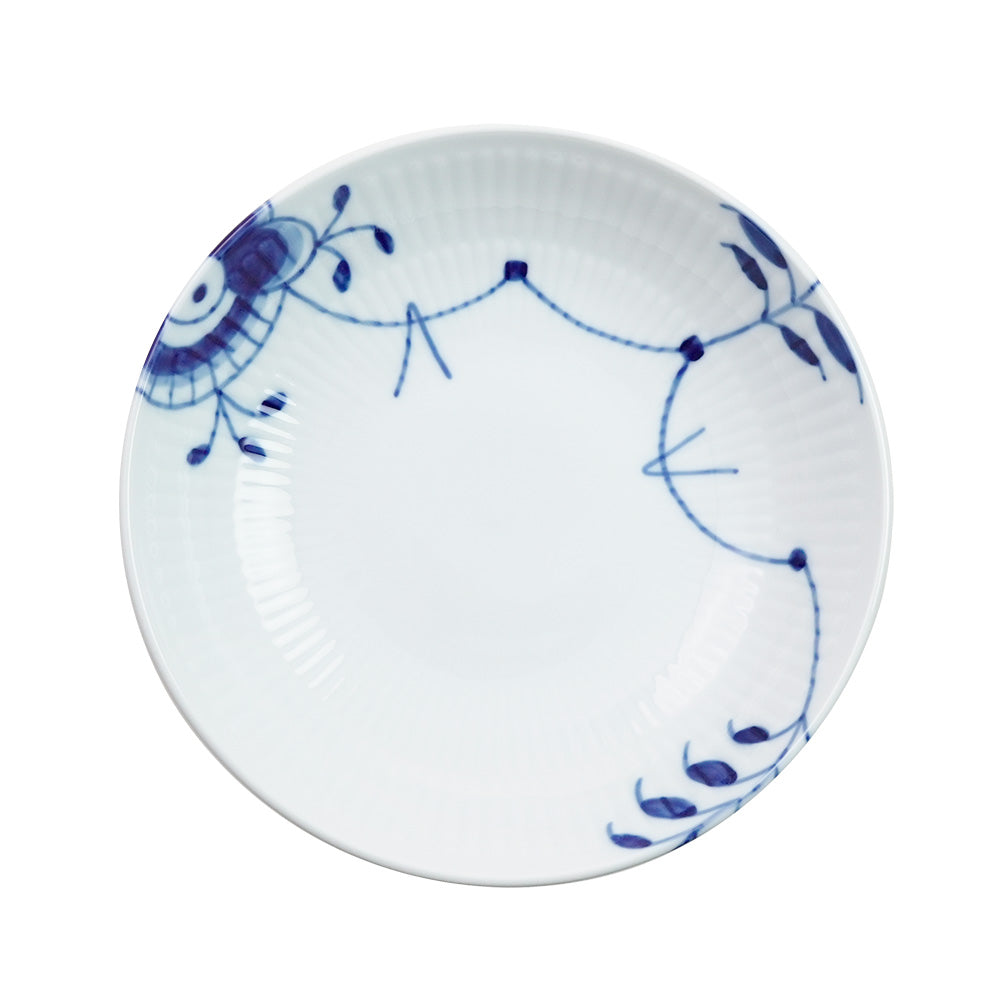 ロイヤルコペンハーゲン ブルーフルーテッド メガ ケーキディッシュ脚付 2-381-427