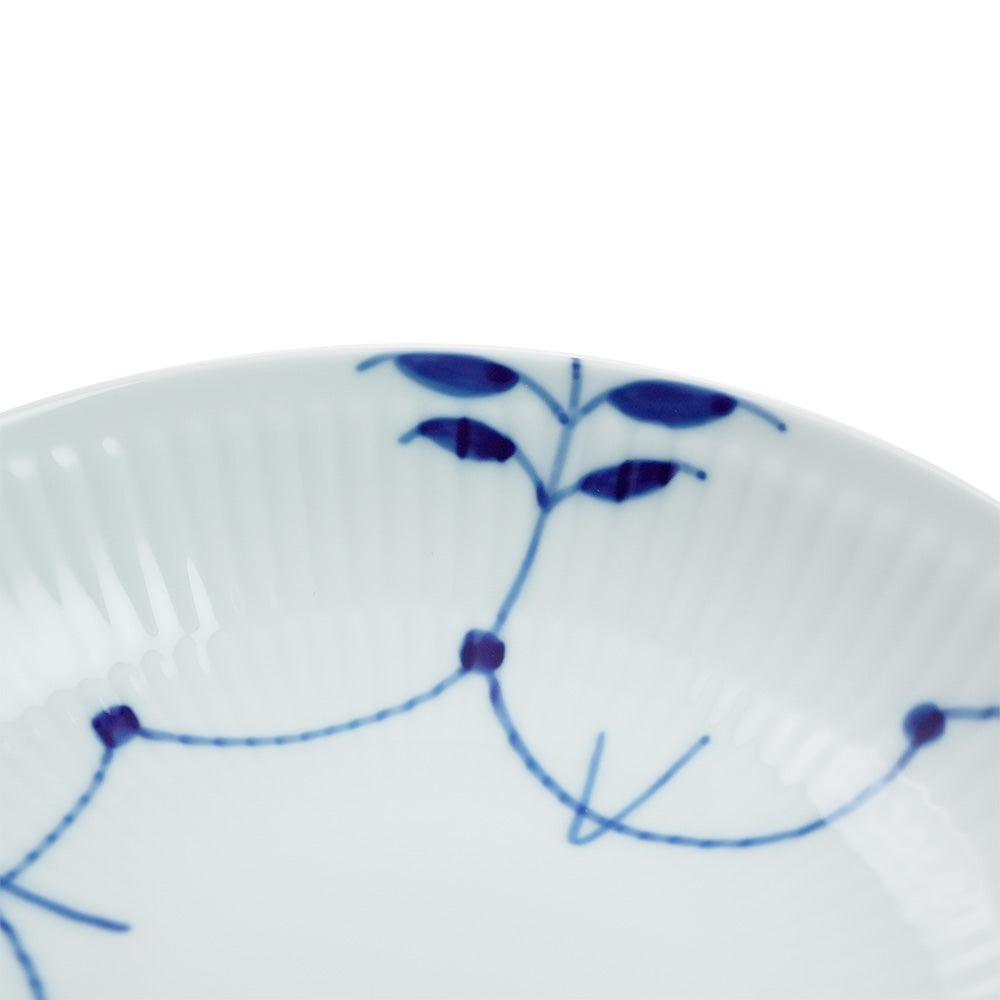 ロイヤルコペンハーゲン ブルーフルーテッド メガ ケーキディッシュ脚付 2-381-427