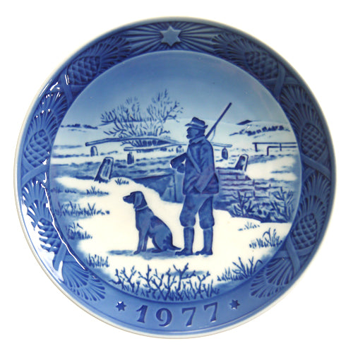 ロイヤルコペンハーゲン イヤープレート 1977年 インマヴェド橋