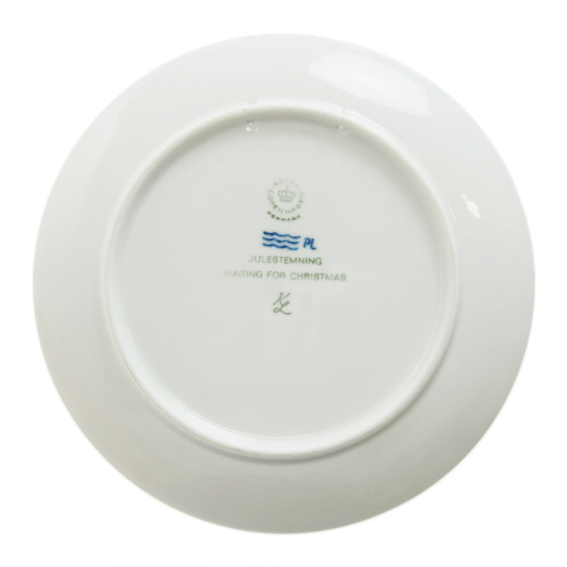 ロイヤルコペンハーゲン イヤープレート 1982年 クリスマスを待ちこがれて