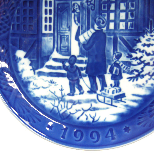 ロイヤルコペンハーゲン イヤープレート 1994年 お父さんとお買い物