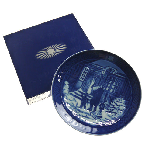 ロイヤルコペンハーゲン イヤープレート 1994年 お父さんとお買い物