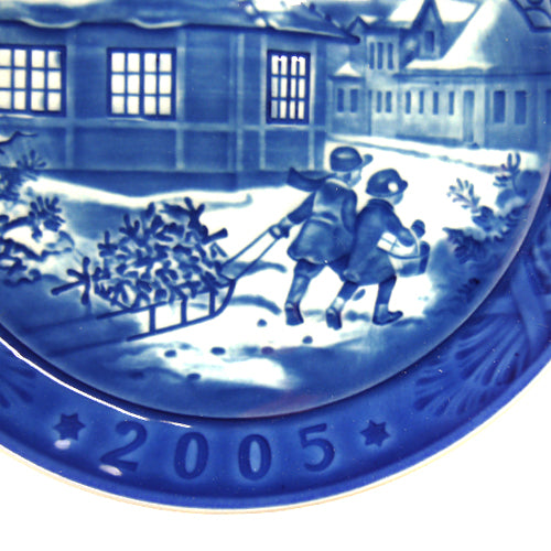 ロイヤルコペンハーゲン イヤープレート 2005年 Hans Christian Andersen House 【5000035】