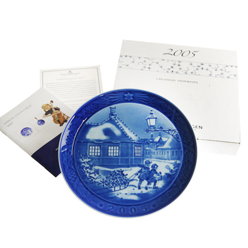 ロイヤルコペンハーゲン イヤープレート 2005年 Hans Christian Andersen House 【5000035】