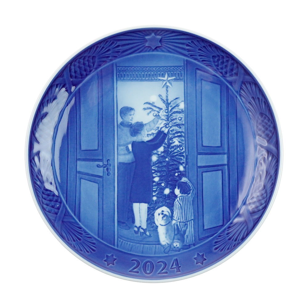 ロイヤルコペンハーゲン イヤープレート2024年【証明書/リーフレット付】