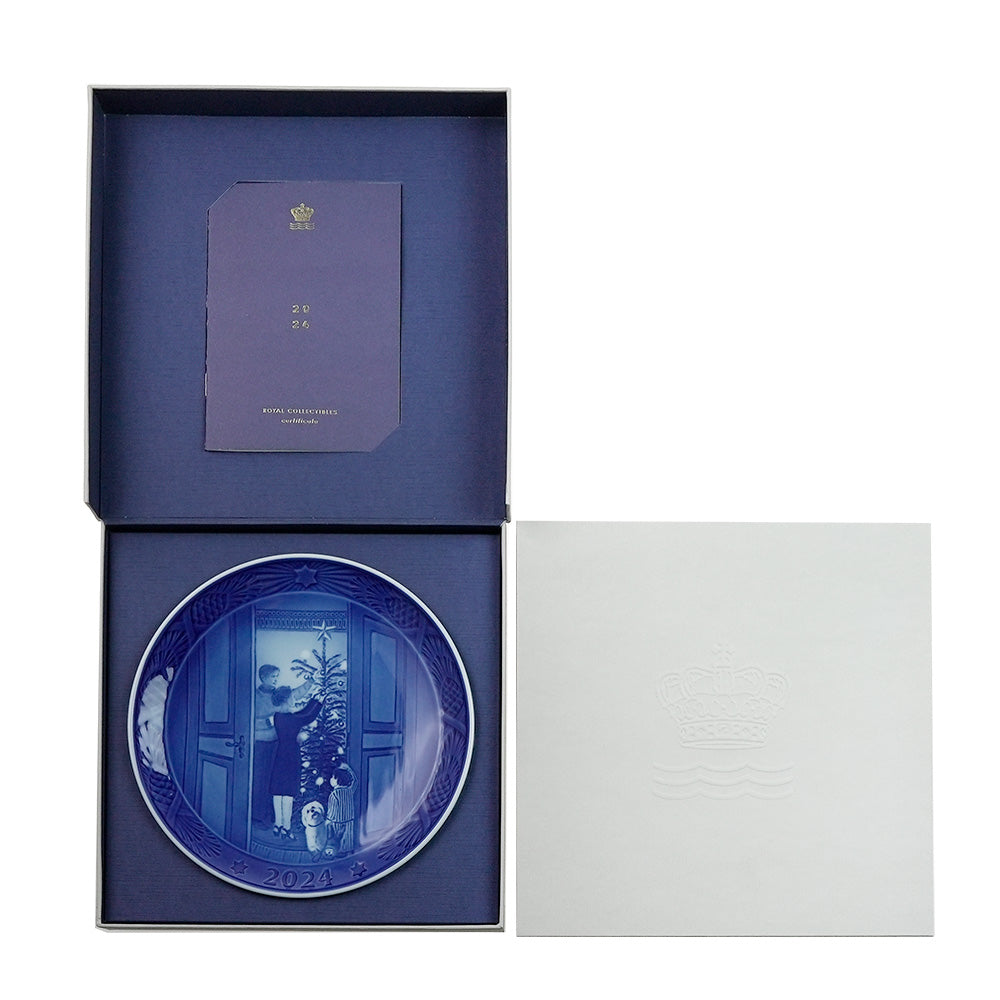 ロイヤルコペンハーゲン イヤープレート2024年【証明書/リーフレット付】