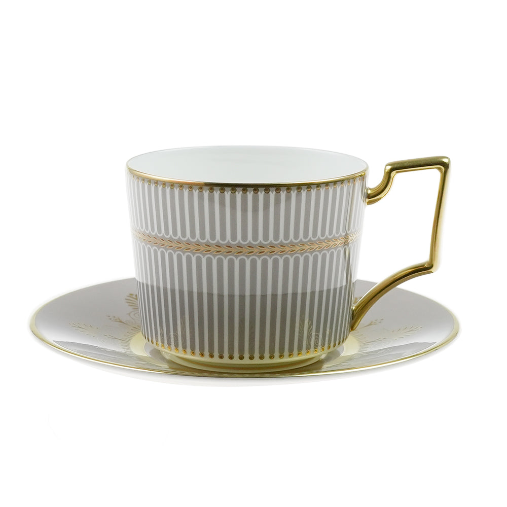 ウェッジウッド (WEDGWOOD)アンセミオン グレイ ティーカップ&ソーサー 1054396