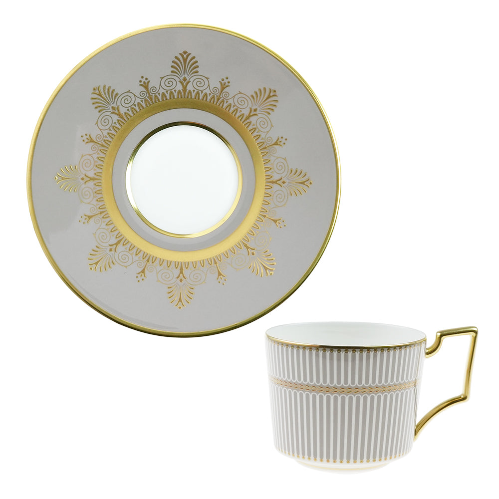 ウェッジウッド (WEDGWOOD)アンセミオン グレイ ティーカップ&ソーサー 1054396