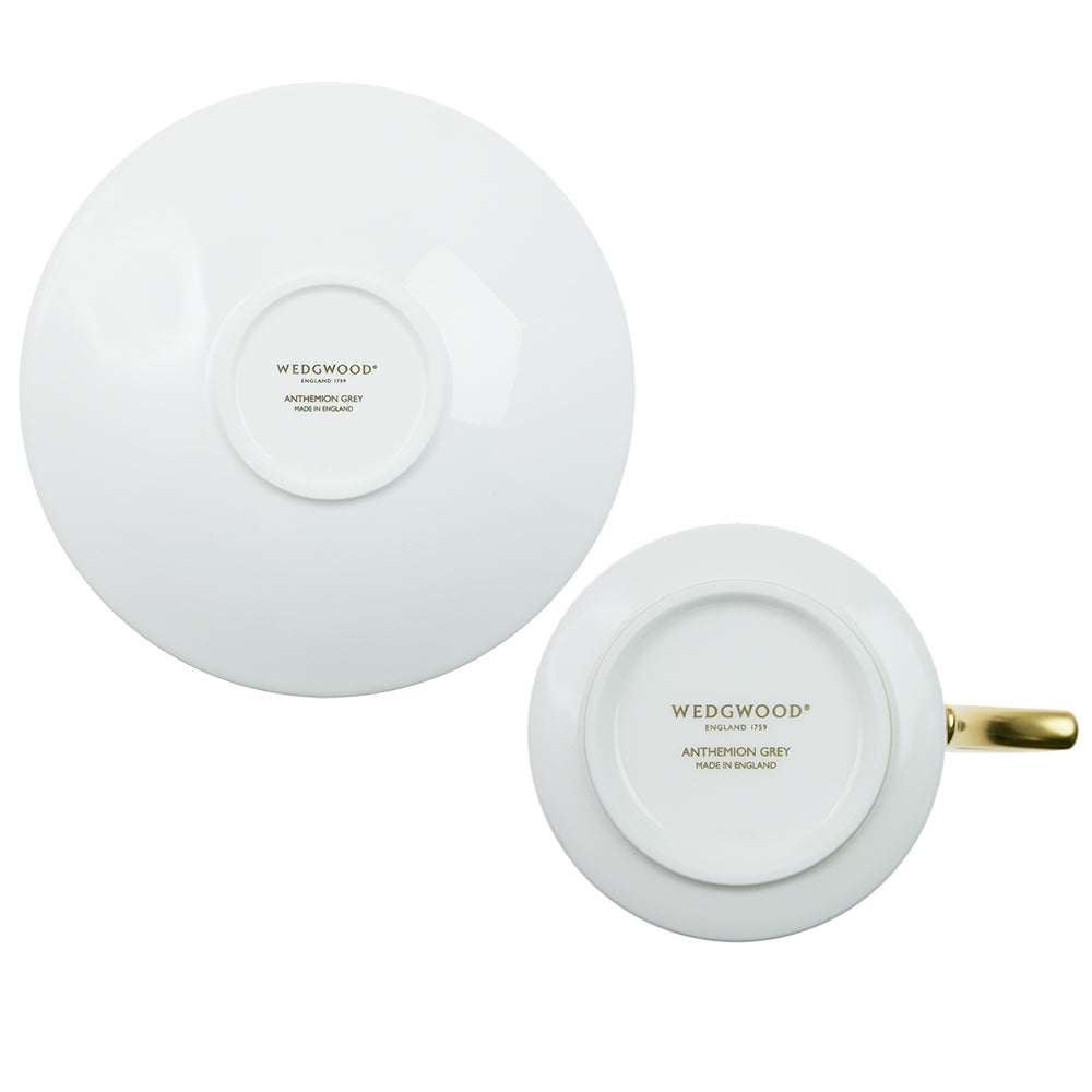 ウェッジウッド (WEDGWOOD)アンセミオン グレイ ティーカップ&ソーサー 1054396