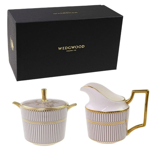 ウェッジウッド (WEDGWOOD)アンセミオン グレイ シュガーボックス＆クリーマー