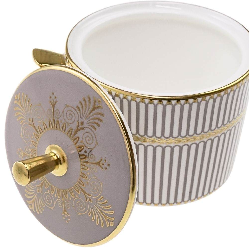 ウェッジウッド (WEDGWOOD)アンセミオン グレイ シュガーボックス＆クリーマー