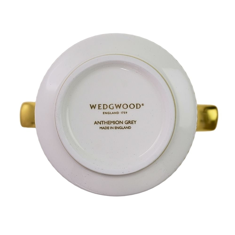 ウェッジウッド (WEDGWOOD)アンセミオン グレイ シュガーボックス＆クリーマー
